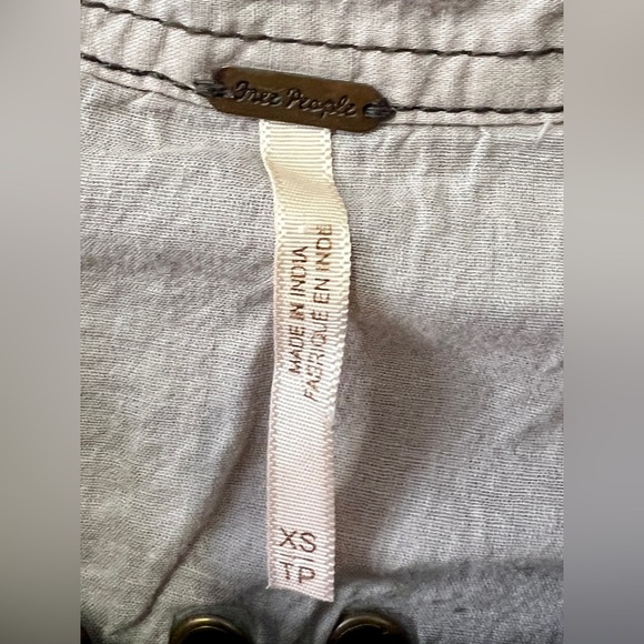 Free People Wesley Plaid Button Down Top - XS - Picture 5 of 7